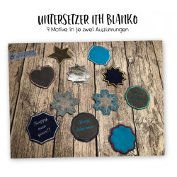 Stickserie ITH - Untersetzer Basic